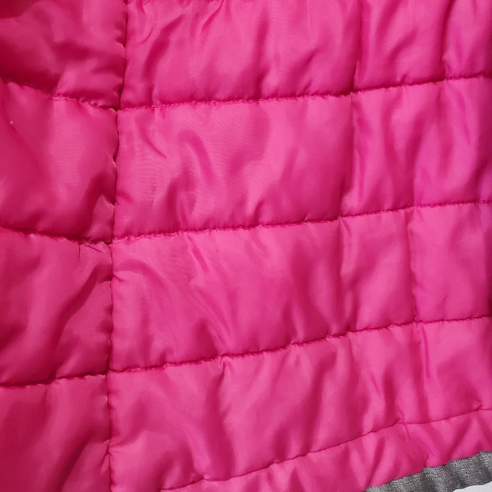 Cat & Jack Jacket Girls Size XS 4/5 Gray Pink
